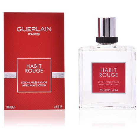 guerlain habit rouge after shave.